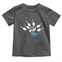 Funny Sport Bowler Gift Toddler T Shirt Bowling Ball Chasing Pins - Wonder Print Shop