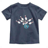 Funny Sport Bowler Gift Toddler T Shirt Bowling Ball Chasing Pins - Wonder Print Shop