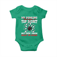 My Bowling Technique Is Top Secret Baby Onesie Funny Bowler Gift - Wonder Print Shop