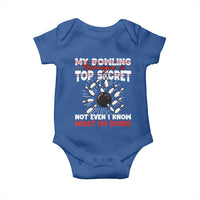 My Bowling Technique Is Top Secret Baby Onesie Funny Bowler Gift - Wonder Print Shop