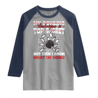 My Bowling Technique Is Top Secret Raglan Shirt Funny Bowler Gift - Wonder Print Shop