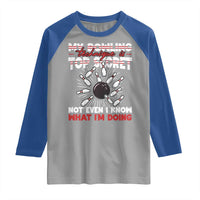 My Bowling Technique Is Top Secret Raglan Shirt Funny Bowler Gift - Wonder Print Shop