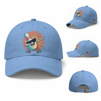 Dabbing Bowling Pin Baseball Cap Funny Player Gift