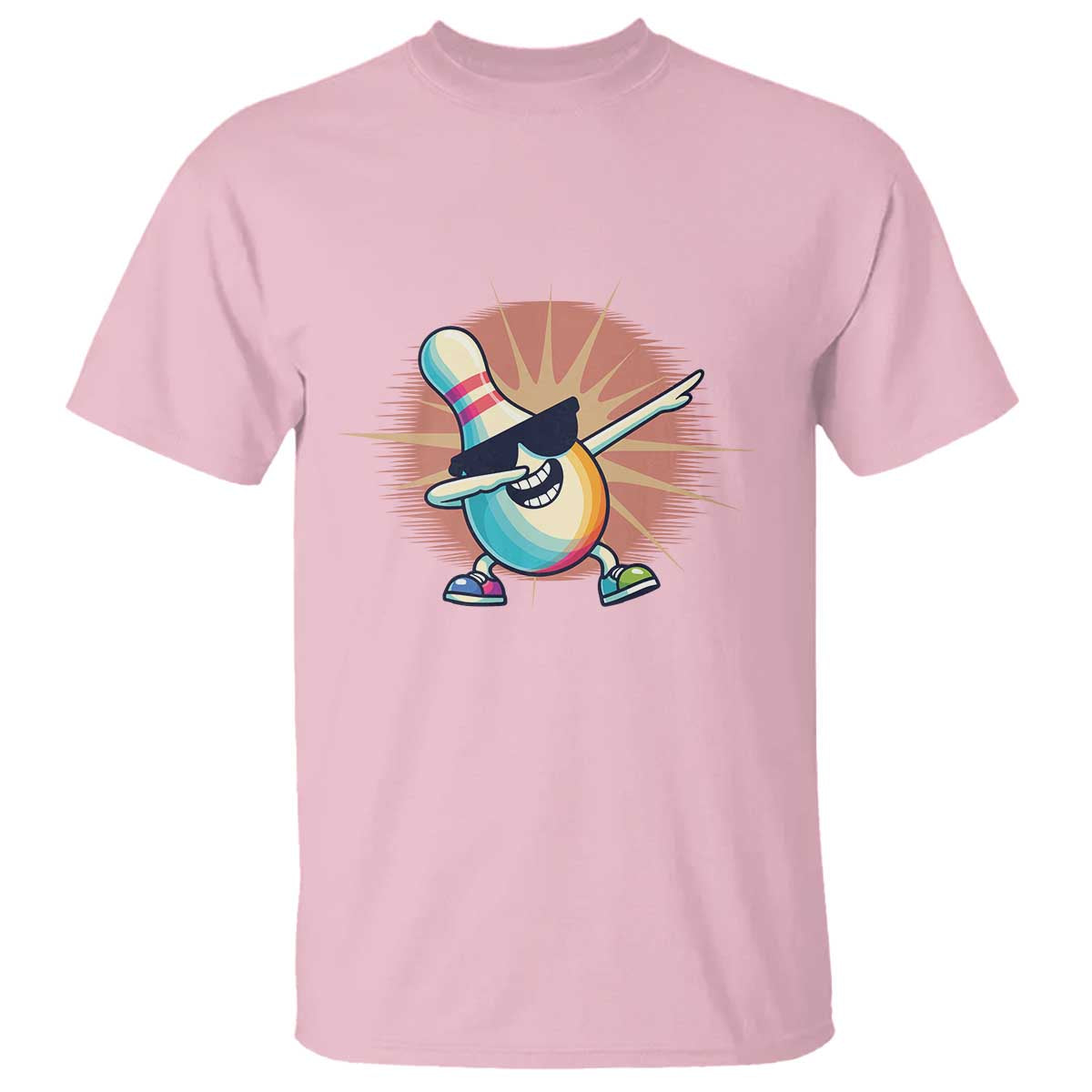 Dabbing Bowling Pin T Shirt Funny Player Gift - Wonder Print Shop