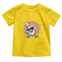 Dabbing Bowling Pin Toddler T Shirt Funny Player Gift - Wonder Print Shop