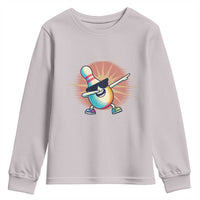 Dabbing Bowling Pin Youth Sweatshirt Funny Player Gift - Wonder Print Shop