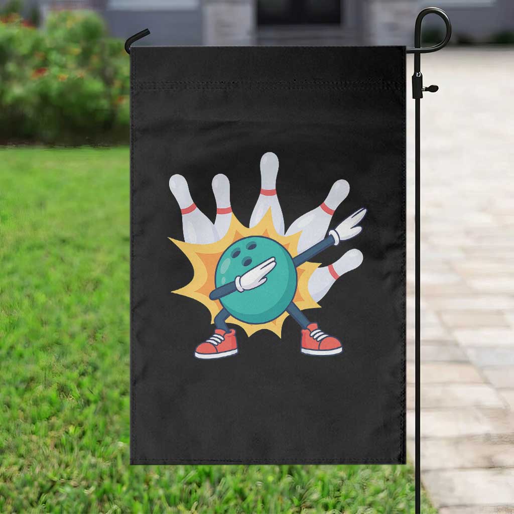 Funny Bowling Ball Dab Garden Flag Sports Lover Gift - Wonder Print Shop