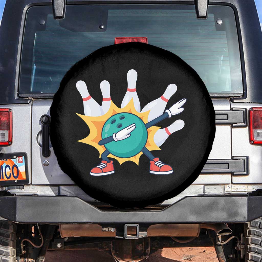 Funny Bowling Ball Dab Spare Tire Cover Sports Lover Gift - Wonder Print Shop