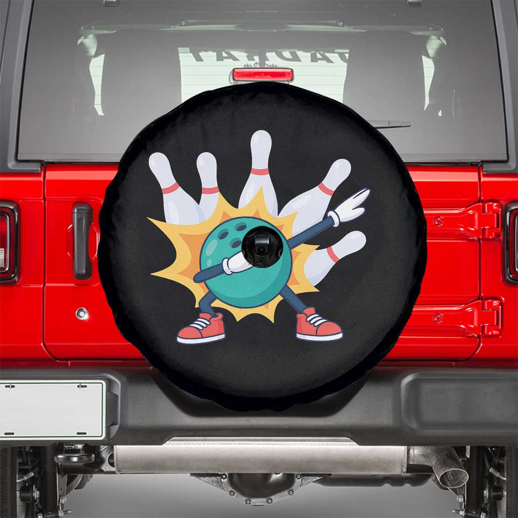 Funny Bowling Ball Dab Spare Tire Cover Sports Lover Gift - Wonder Print Shop