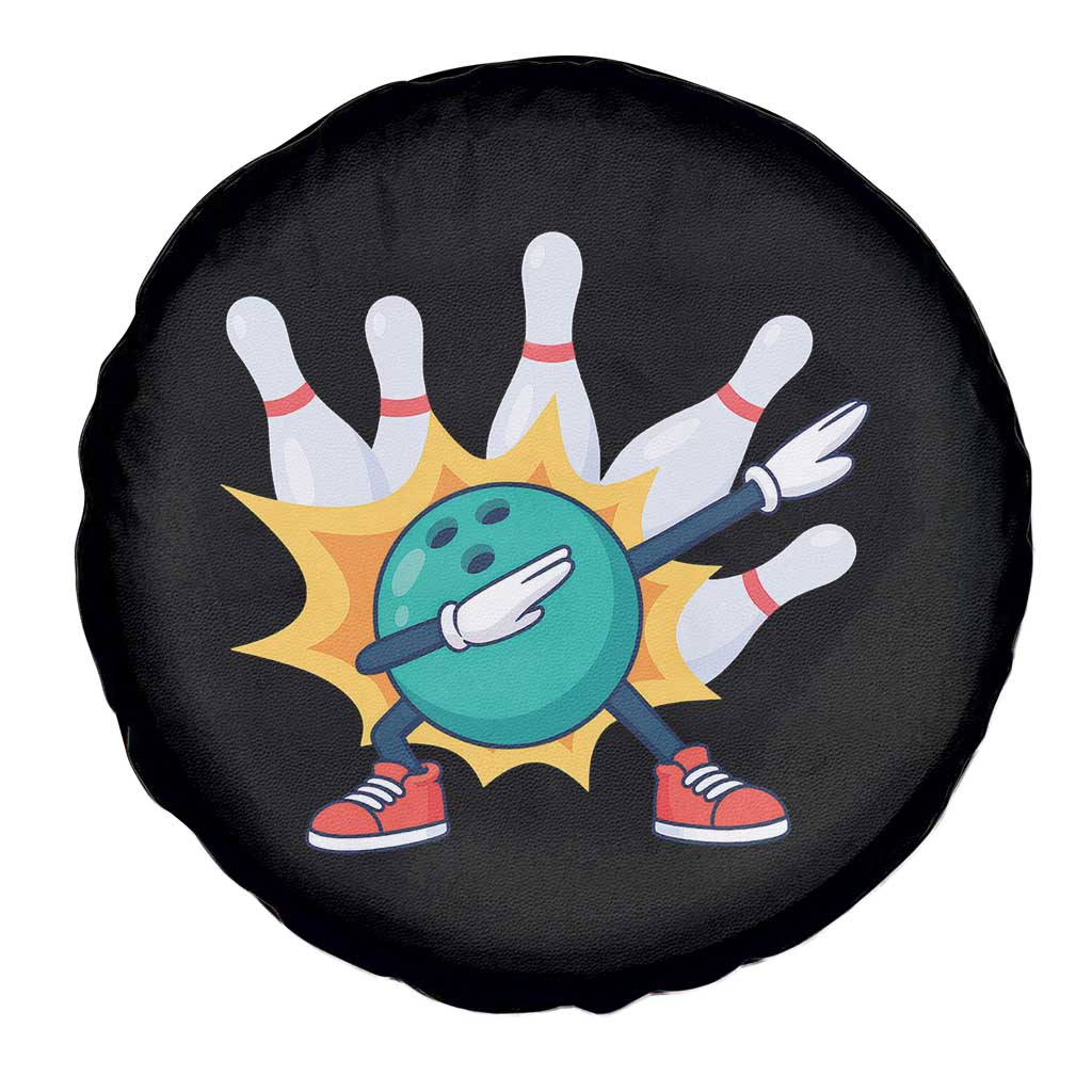 Funny Bowling Ball Dab Spare Tire Cover Sports Lover Gift - Wonder Print Shop