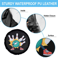 Funny Bowling Ball Dab Spare Tire Cover Sports Lover Gift - Wonder Print Shop