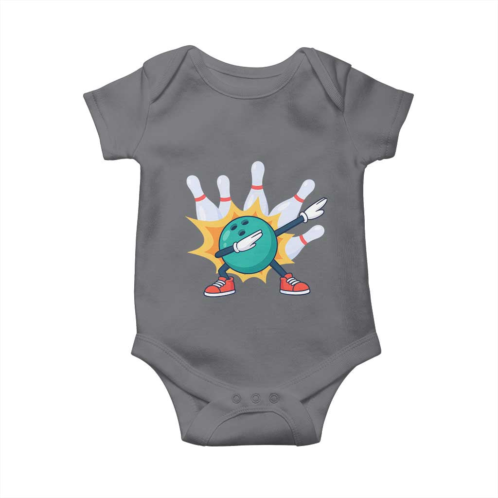 Funny Bowling Ball Dab Baby Onesie Sports Lover Gift - Wonder Print Shop