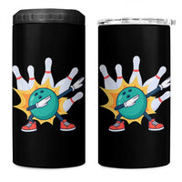 Funny Bowling Ball Dab 4 in 1 Can Cooler Tumbler Sports Lover Gift - Wonder Print Shop