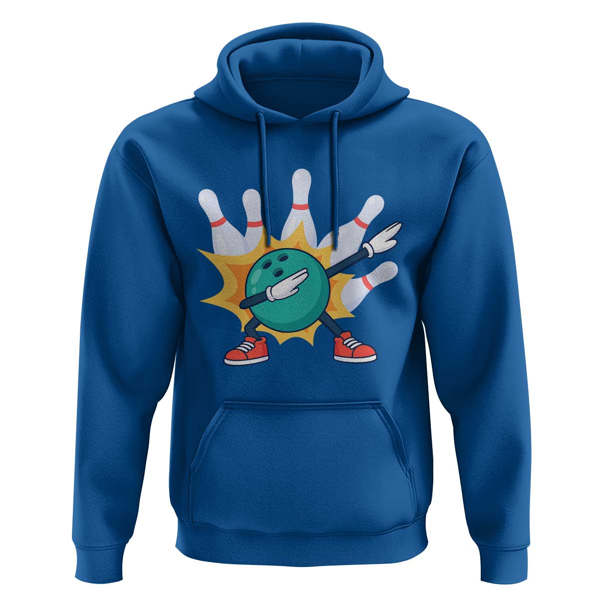 Funny Bowling Ball Dab Hoodie Sports Lover Gift - Wonder Print Shop