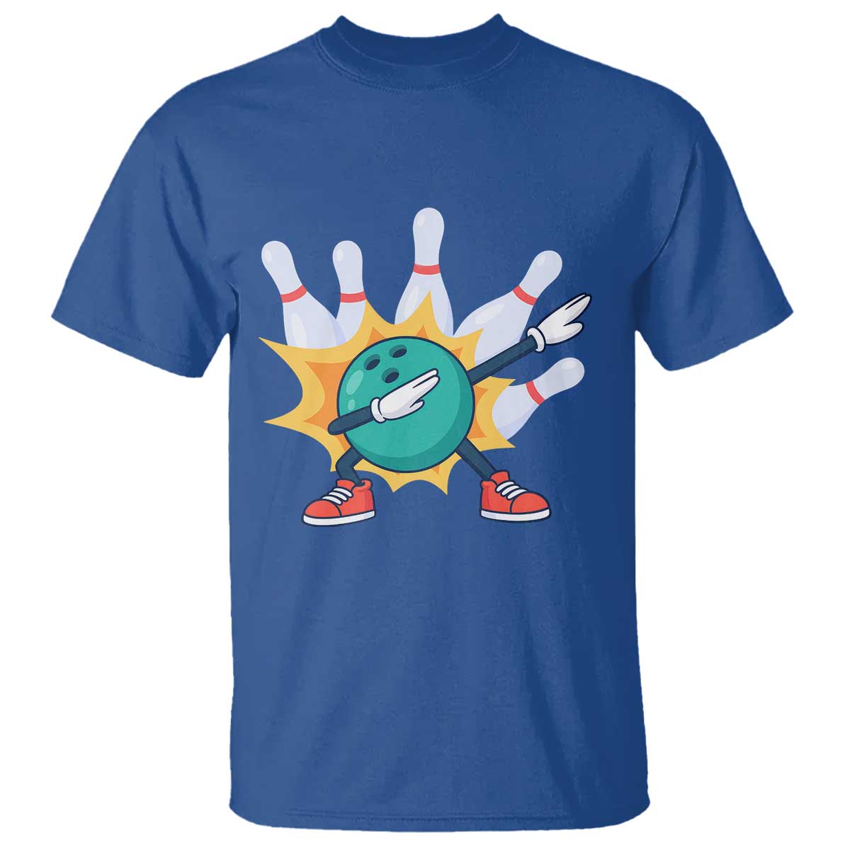 Funny Bowling Ball Dab T Shirt Sports Lover Gift - Wonder Print Shop