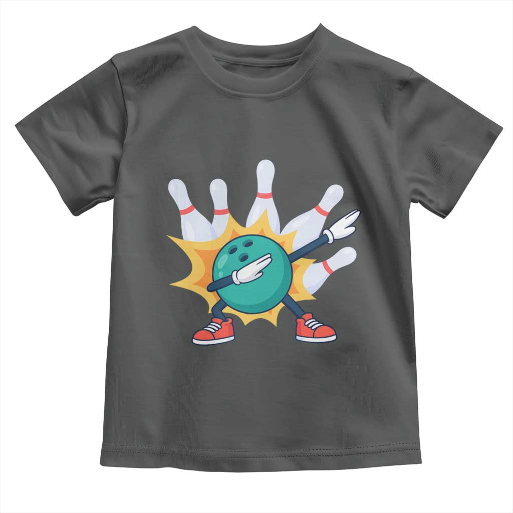 Funny Bowling Ball Dab Toddler T Shirt Sports Lover Gift - Wonder Print Shop