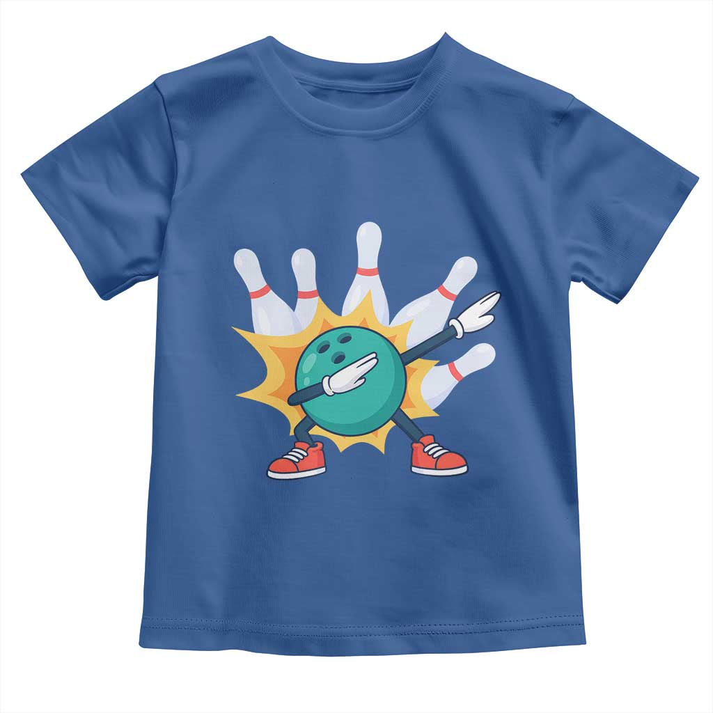 Funny Bowling Ball Dab Toddler T Shirt Sports Lover Gift - Wonder Print Shop