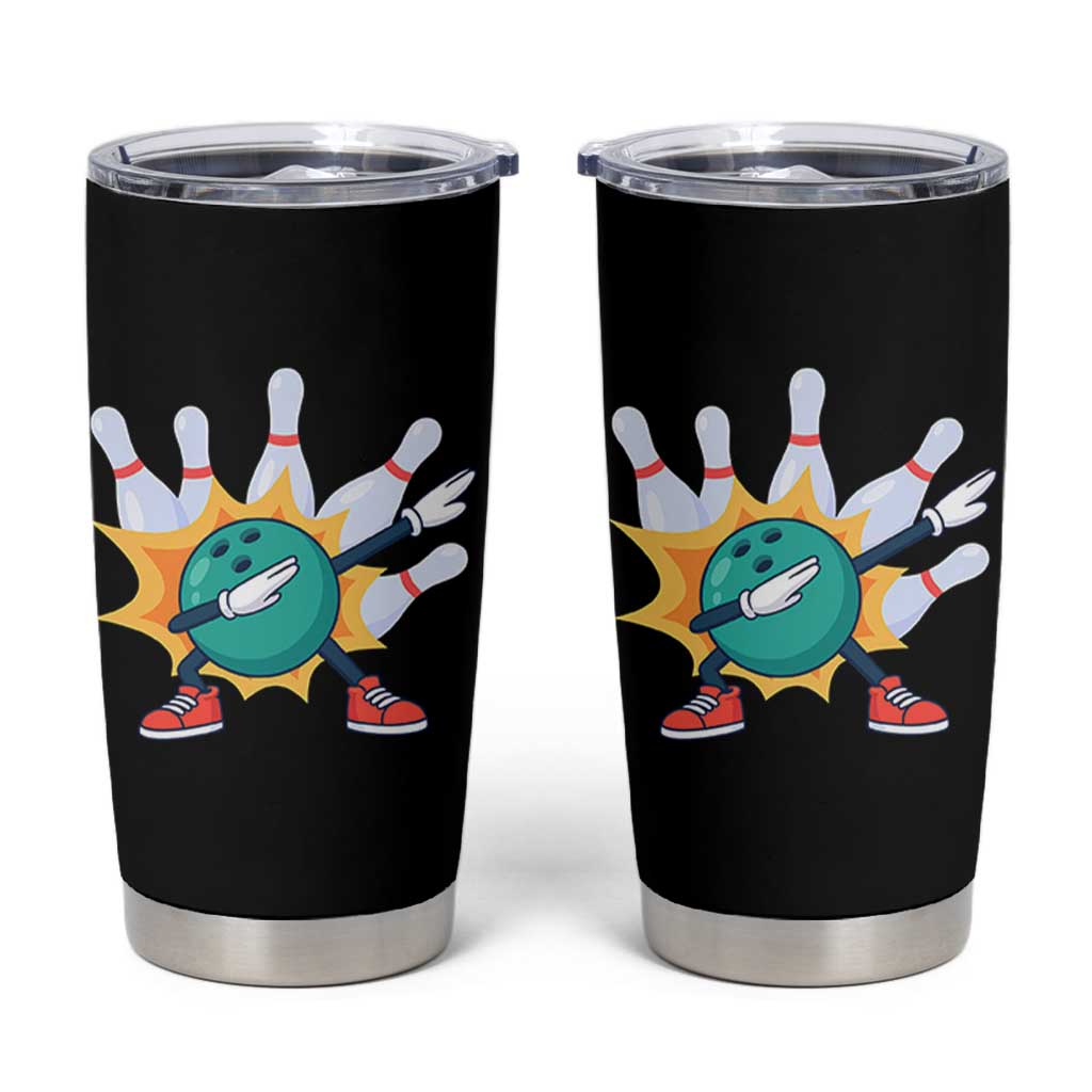 Funny Bowling Ball Dab Tumbler Cup Sports Lover Gift - Wonder Print Shop