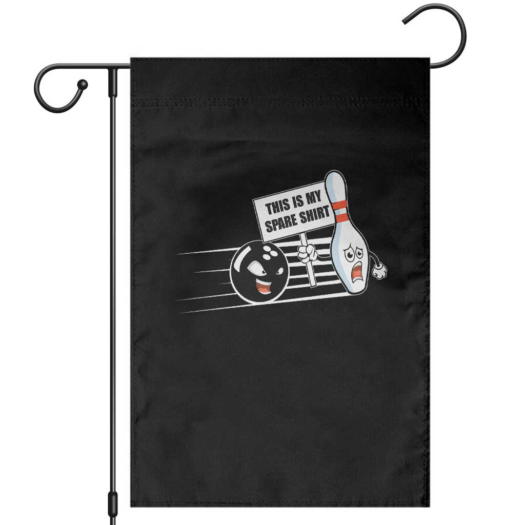 This Is My Spare Shirt Garden Flag Funny Bowling Gift - Wonder Print Shop