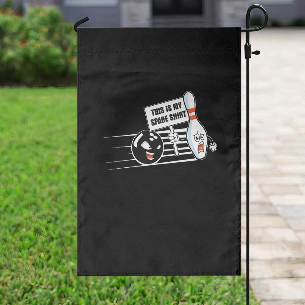 This Is My Spare Shirt Garden Flag Funny Bowling Gift - Wonder Print Shop