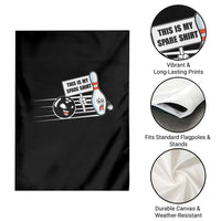 This Is My Spare Shirt Garden Flag Funny Bowling Gift - Wonder Print Shop