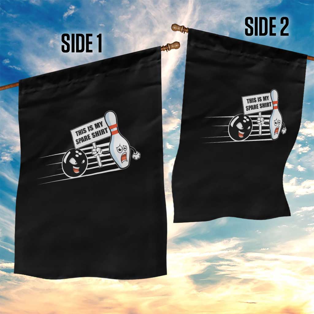 This Is My Spare Shirt Garden Flag Funny Bowling Gift - Wonder Print Shop