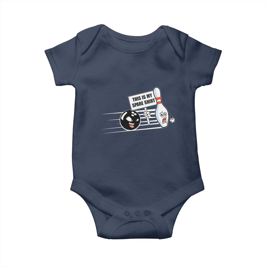 This Is My Spare Shirt Baby Onesie Funny Bowling Gift - Wonder Print Shop