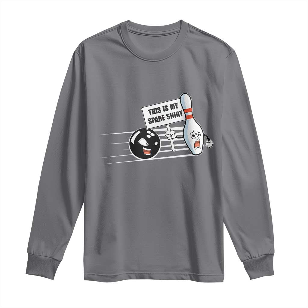 This Is My Spare Shirt Long Sleeve Shirt Funny Bowling Gift - Wonder Print Shop