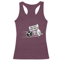 This Is My Spare Shirt Racerback Tank Top Funny Bowling Gift - Wonder Print Shop