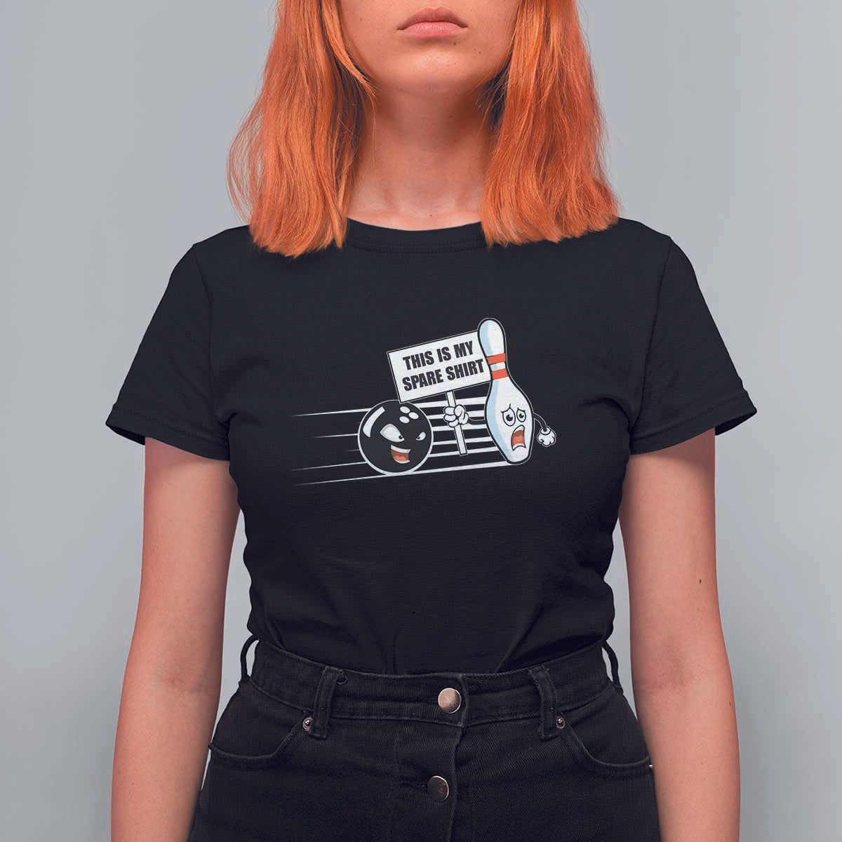 This Is My Spare Shirt T Shirt For Women Funny Bowling Gift - Wonder Print Shop