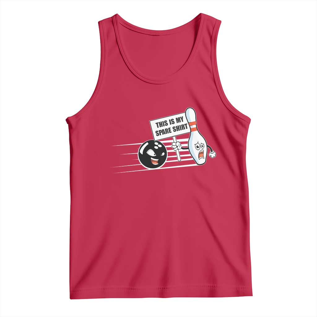 This Is My Spare Shirt Tank Top Funny Bowling Gift - Wonder Print Shop