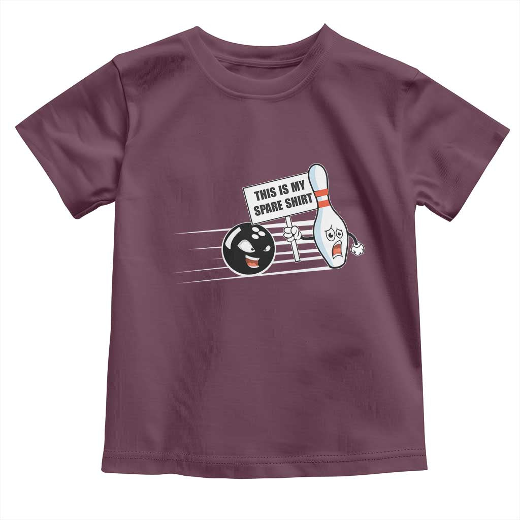 This Is My Spare Shirt Toddler T Shirt Funny Bowling Gift - Wonder Print Shop