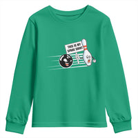 This Is My Spare Shirt Youth Sweatshirt Funny Bowling Gift - Wonder Print Shop