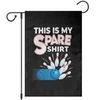 This Is My Spare Shirt Garden Flag Bowling Pun Gift - Wonder Print Shop