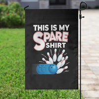 This Is My Spare Shirt Garden Flag Bowling Pun Gift - Wonder Print Shop