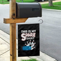 This Is My Spare Shirt Garden Flag Bowling Pun Gift - Wonder Print Shop