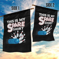This Is My Spare Shirt Garden Flag Bowling Pun Gift - Wonder Print Shop