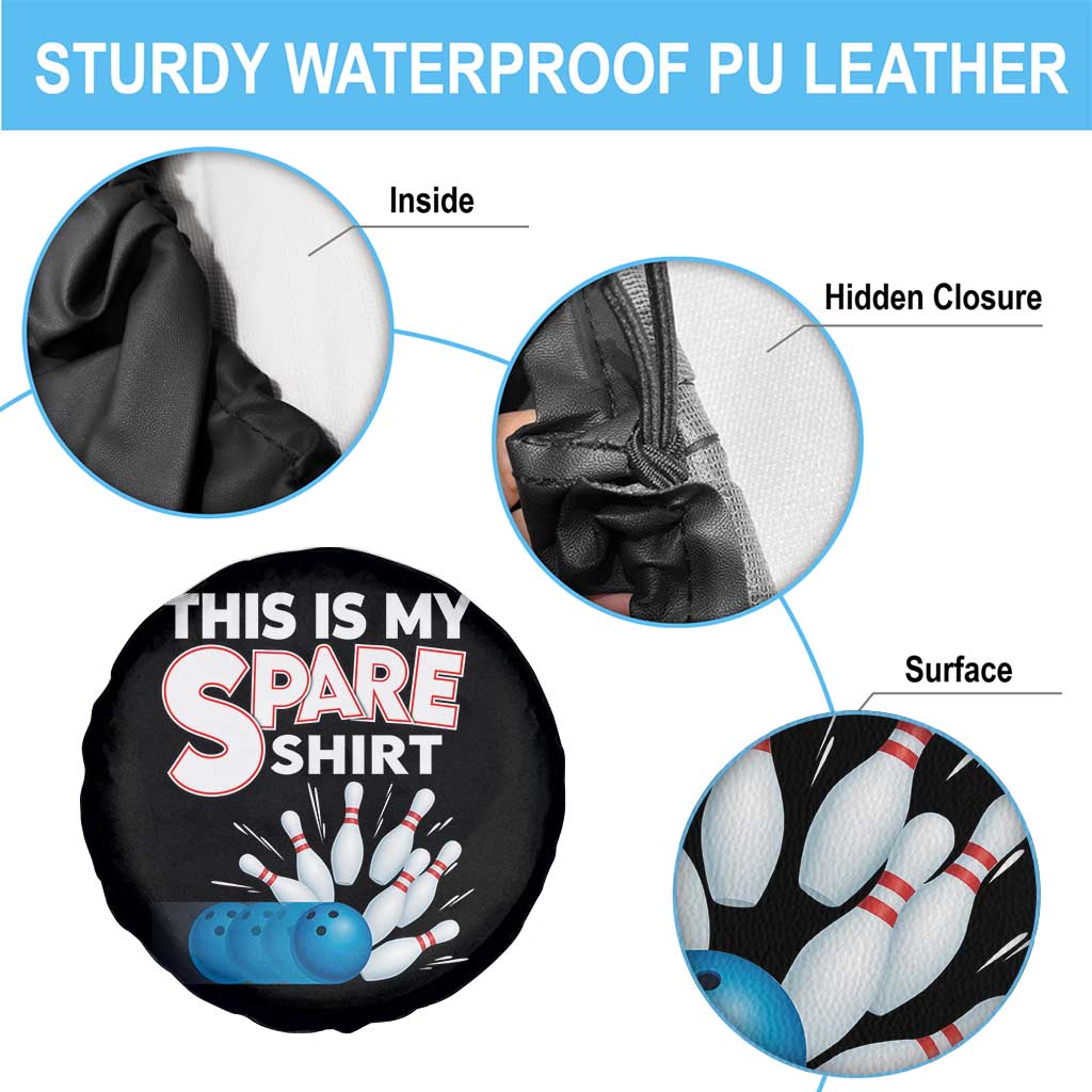 This Is My Spare Shirt Spare Tire Cover Bowling Pun Gift - Wonder Print Shop