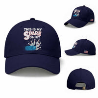 This Is My Spare Shirt Baseball Cap Bowling Pun Gift