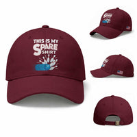 This Is My Spare Shirt Baseball Cap Bowling Pun Gift