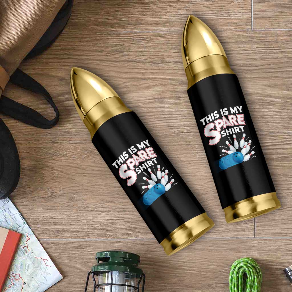 This Is My Spare Shirt Bullet Tumbler Bowling Pun Gift - Wonder Print Shop