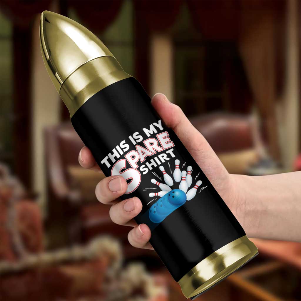 This Is My Spare Shirt Bullet Tumbler Bowling Pun Gift - Wonder Print Shop