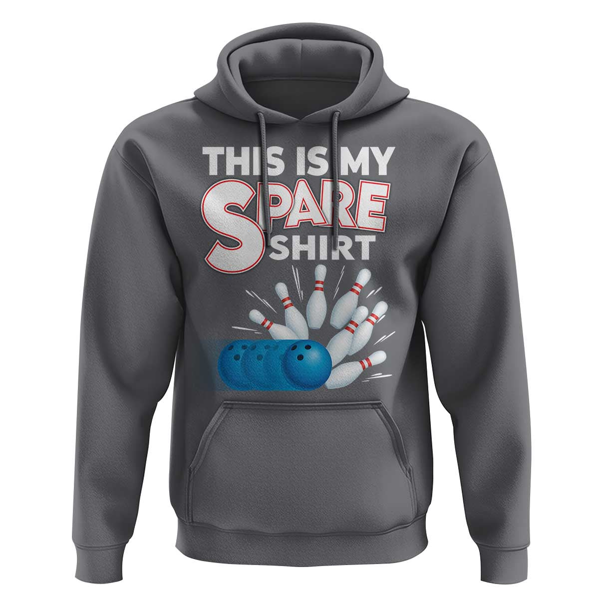 This Is My Spare Shirt Hoodie Bowling Pun Gift - Wonder Print Shop