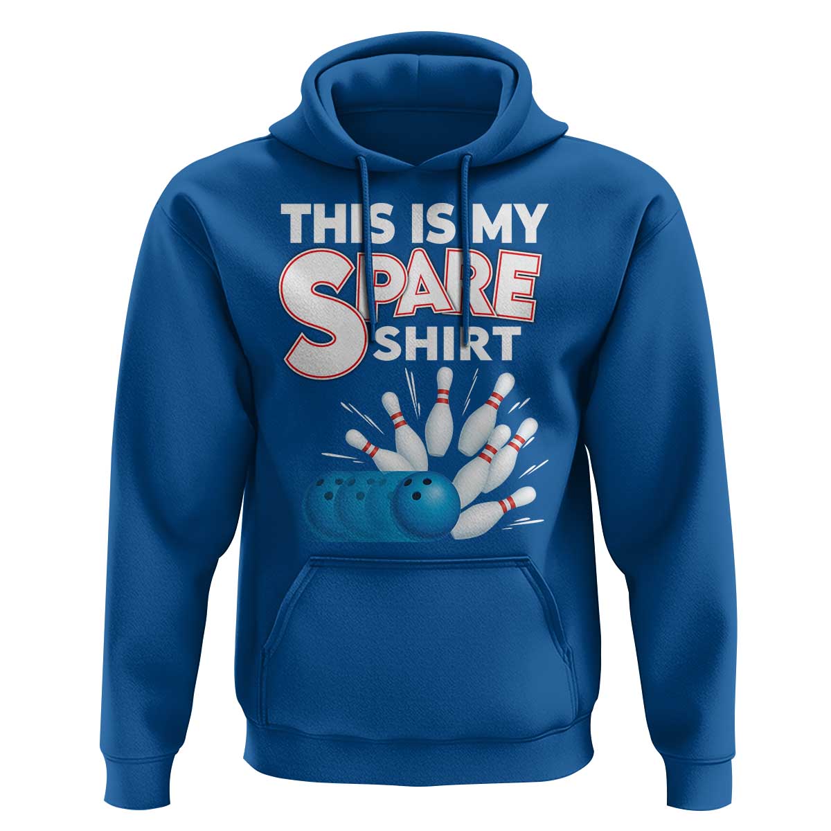 This Is My Spare Shirt Hoodie Bowling Pun Gift - Wonder Print Shop