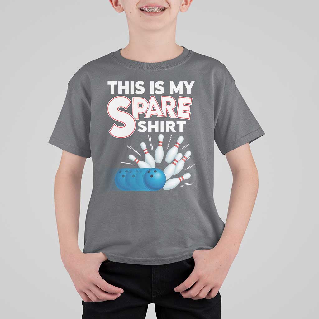 This Is My Spare Shirt T Shirt For Kid Bowling Pun Gift - Wonder Print Shop