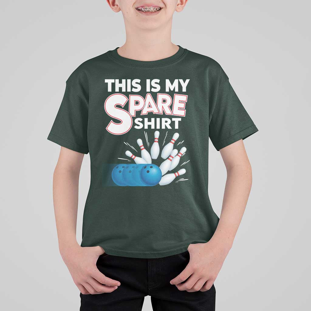 This Is My Spare Shirt T Shirt For Kid Bowling Pun Gift - Wonder Print Shop
