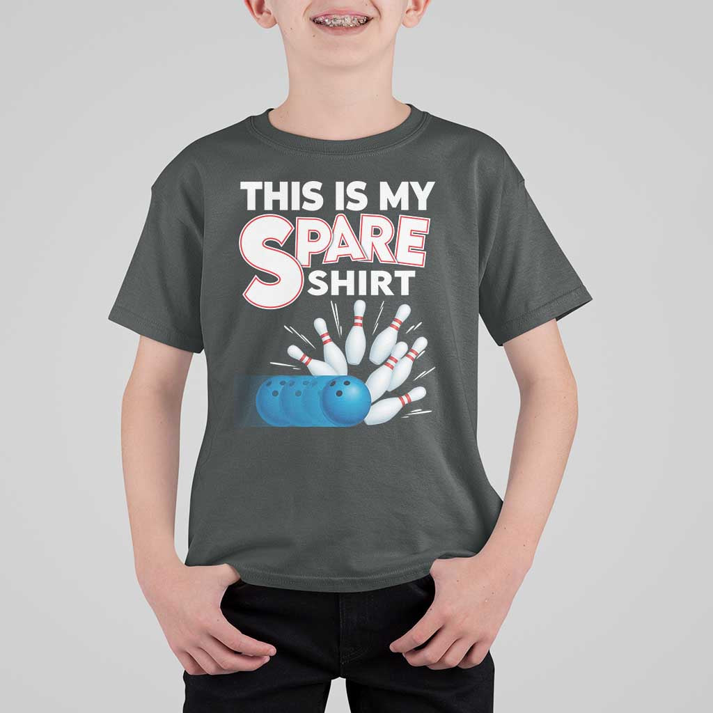 This Is My Spare Shirt T Shirt For Kid Bowling Pun Gift - Wonder Print Shop