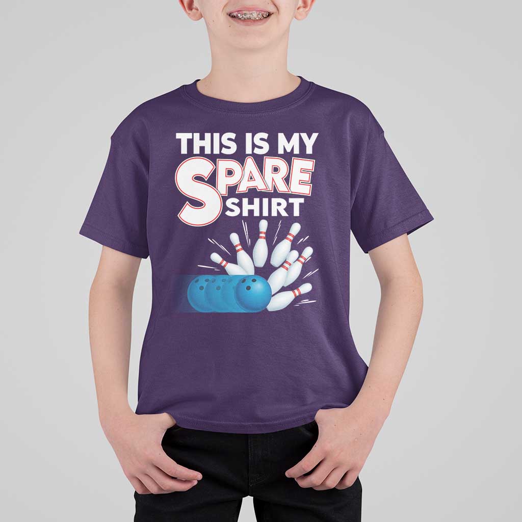 This Is My Spare Shirt T Shirt For Kid Bowling Pun Gift - Wonder Print Shop