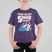 This Is My Spare Shirt T Shirt For Kid Bowling Pun Gift - Wonder Print Shop