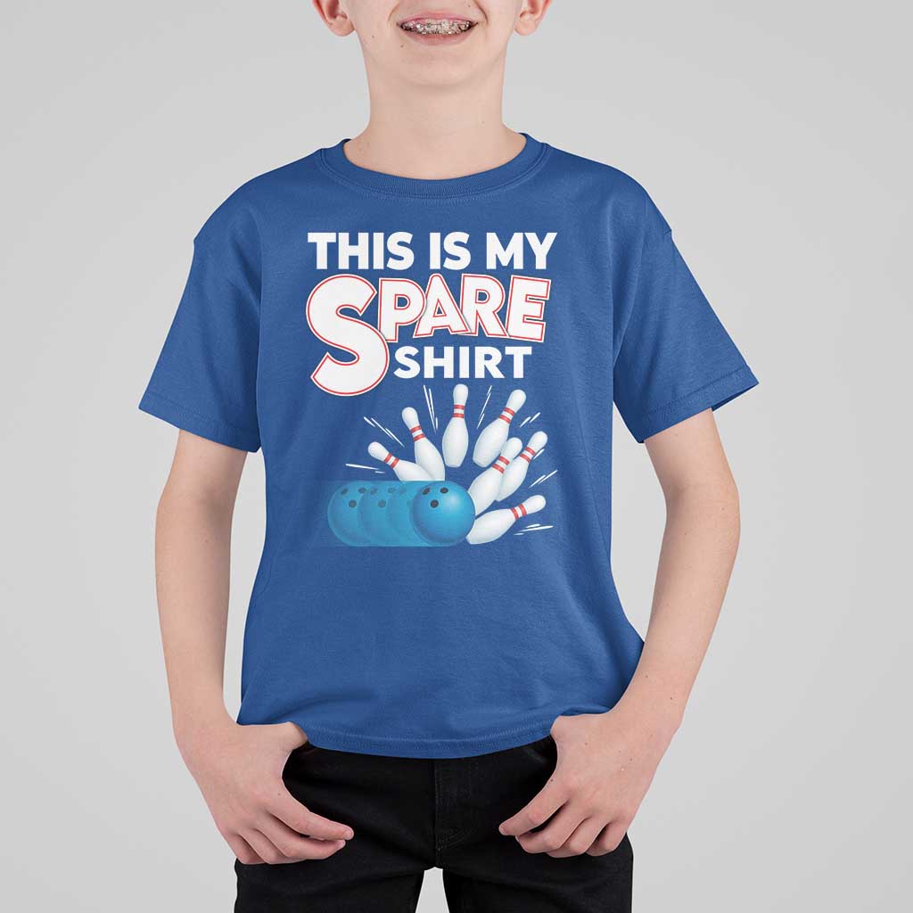 This Is My Spare Shirt T Shirt For Kid Bowling Pun Gift - Wonder Print Shop